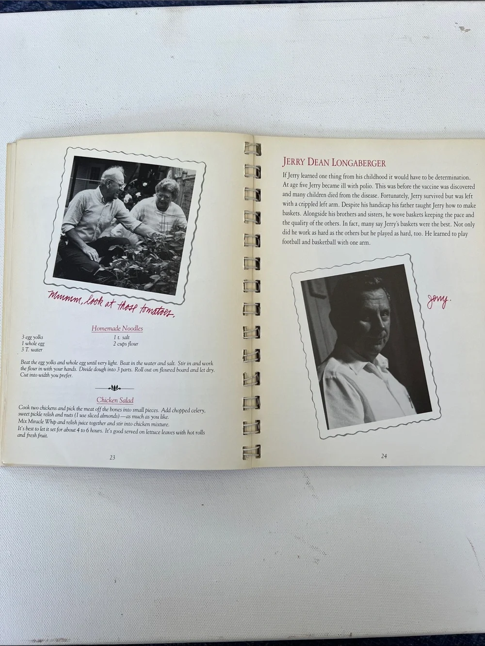 At home with the Longaberger’s cookbook is an iconic 1990s lifestyle book recipe